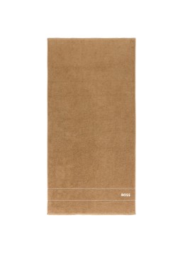 BOSS Plain badlaken - 600 gr/m2 - 70 x 140 cm Bruin - Deal