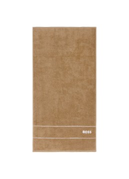 BOSS Plain badhanddoek - 600 g/m2 - 50 x 100 cm Bruin - Deal