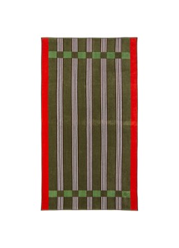 BOSS Vento strandlaken - 90 x 160 cm Khaki - Deal