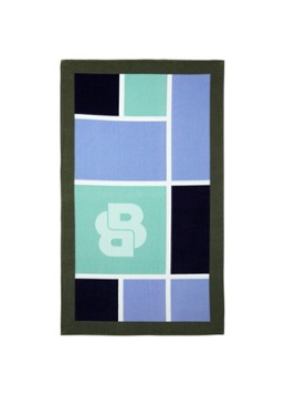 BOSS Oscar strandlaken - 100 x 170 cm Blauw - Deal
