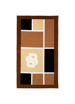 BOSS Oscar strandlaken - 100 x 170 cm Camel - Deal