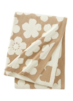 KENZO K Hanadot plaid met bloemenprint 130 x 170 cm Beige - Deal