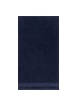 KENZO Weave badhanddoek - 55 x 100 cm Donkerblauw