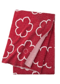 KENZO K Popboke plaid 130 x 170 cm Rood - Deal
