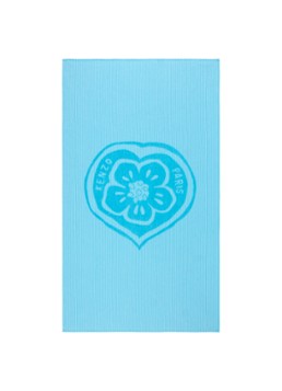 KENZO K Heart strandlaken - 90 x 160 cm Blauw - Deal