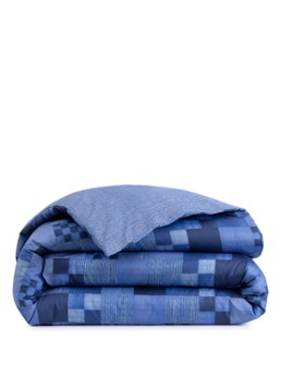 KENZO K Indigo dekbedovertrek van katoensatijn 120TC - exclusief kussenslopen Blauw - Deal