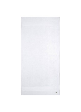 Lacoste L Lecroco badlaken - 600 gr/m2 - 70 x 140 cm Wit