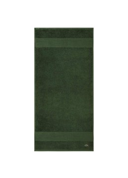 Lacoste L Lecroco badhanddoek - 600 gr/m2 - 50 x 100 cm Groen - Deal