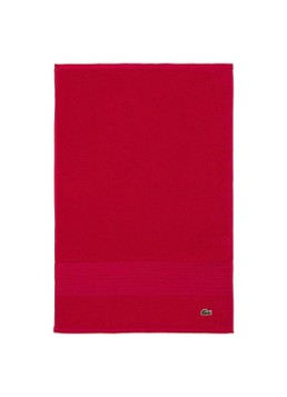 Lacoste L Lecroco gastendoek - 600 gr/m2 - 60 x 40 cm Rood - Deal