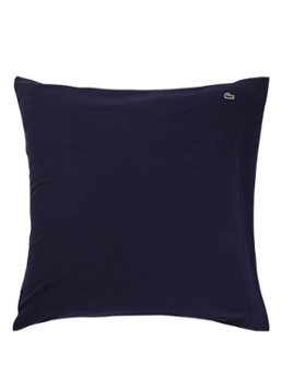 Lacoste Pique Marine kussensloop van katoen met logo 150TC Donkerblauw - Deal