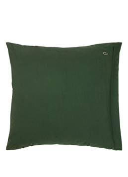 Lacoste Marine kussensloop van katoen Donkergroen - Deal