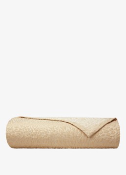 Yves Delorme Souvenir bedsprei in katoenblend Beige - Deal