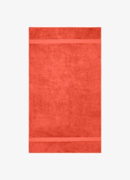 Yves Delorme Etoile badlaken - 700 gr/m2 - 92 x 160 cm Koraalrood