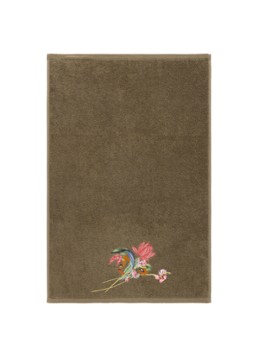 Yves Delorme Eze gastendoek - 45 x 70 cm Mosgroen - Deal
