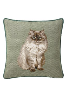 Yves Delorme Aime sierkussenhoes 45 x 45 cm Groen - Deal
