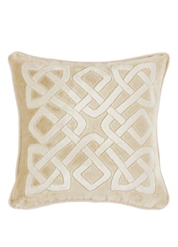 Yves Delorme Entrelac sierkussenhoes 45 x 45 cm Creme - Deal