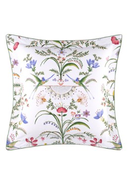 Yves Delorme Botanic kussensloop 120TC Gebroken wit - Deal