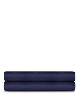 Ralph Lauren Hoeslaken van katoensatijn 624TC, hoekhoogte 33 cm Donkerblauw