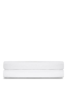 Ralph Lauren Hoeslaken van katoensatijn 624TC, hoekhoogte 33 cm Wit - Deal
