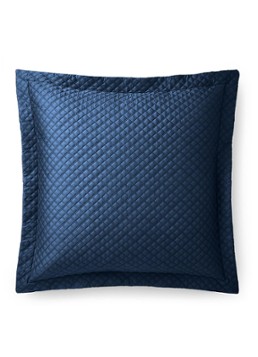 Ralph Lauren Argyle kussensloop van katoen Donkerblauw - Deal