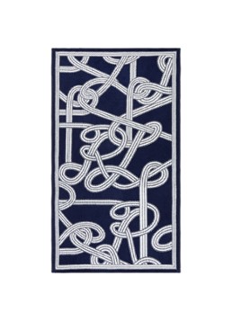 Ralph Lauren Oakleigh strandlaken - 100 x 170 cm Donkerblauw