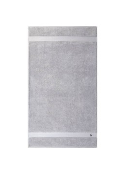 Ralph Lauren Polo Player strandlaken - 600gr/m2 - 90 x 160 cm Lichtgrijs - Deal