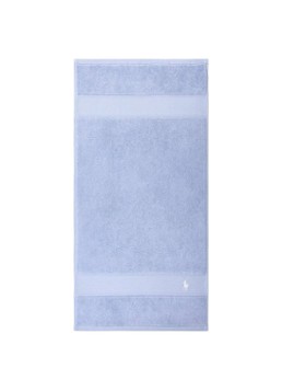 Ralph Lauren Polo Player gastendoek - 600 gr/m2 - 40 x 75 cm Lichtblauw
