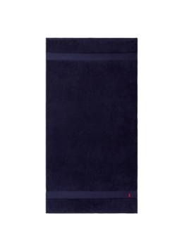 Ralph Lauren Polo Player strandlaken - 600gr/m2 - 90 x 160 cm Donkerblauw - Deal