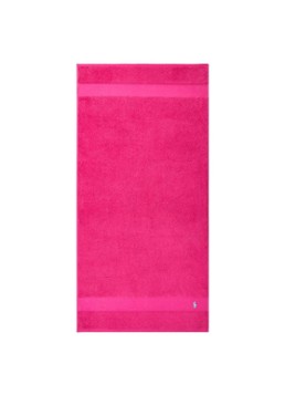 Ralph Lauren Polo Player badlaken - 600 gr/m2 - 70 x 140 cm Fuchsia