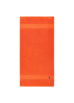 Ralph Lauren Polo Player handdoek - 600 gr/m2 - 50 x 100 cm Oranje