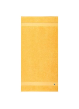 Ralph Lauren Polo Player badlaken - 600 gr/m2 - 70 x 140 cm Geel - Deal
