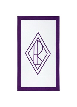 Ralph Lauren Blair strandlaken - 500 gr/m² - 100 x 170 cm Paars - Deal