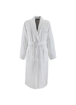 Ralph Lauren Dames Dulaney badjas met opgestikte zakken - unisex in de kleur Wit