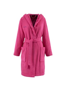 Ralph Lauren Dames Zoe badjas met logoborduring in de kleur Fuchsia