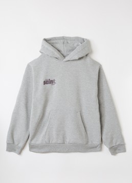 Saint Blanc Jongens Full Service hoodie met logoborduring in de kleur Antraciet, maat: 10J=140