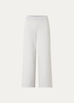 Lounge Dames Mid waist wide fit joggingbroek met steekzakken in de kleur Grijs, maat: M