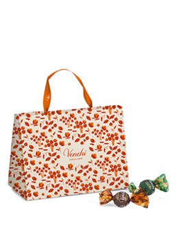 Venchi Core Collection chocolade bonbons in geschenkverpakking 150 gram Beige - Deal