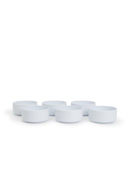 Heller Max kom 12,5 cm set van 6 Wit - Deal