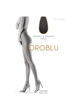 Oroblu Dames Suntime panty in 15 denier in de kleur Bruin, maat: S