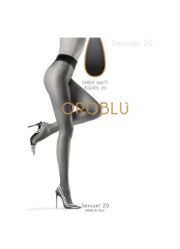 Oroblu Dames Sensuel panty in 20 denier in de kleur Zwart, maat: S