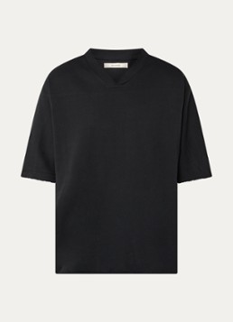 Seventh Heren Kimono T-shirt met V-hals in de kleur Zwart, maat: M