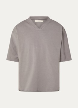 Seventh Heren Kimono T-shirt met V-hals in de kleur Grijs, maat: S