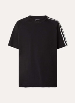 Y-3 Heren T-shirt met ronde hals in de kleur Zwart, maat: S