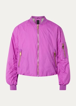 Goldbergh Dames Isolana bomberjack met ritszakken in de kleur Paars, maat: 38