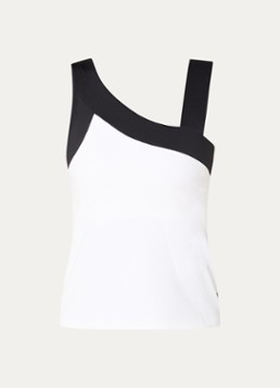 Goldbergh Dames Sierra singlet met medium support in de kleur Wit, maat: M
