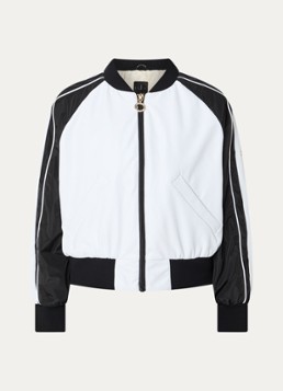 Goldbergh Dames Sunova bomberjack met ristzakken in de kleur Wit, maat: XS