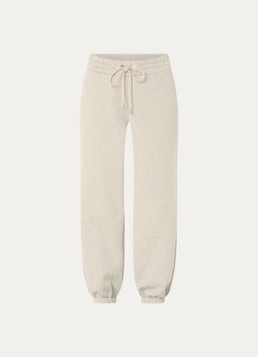 Goldbergh Dames Glimpse high waist tapered fit joggingbroek met lurex in de kleur Antraciet, maat: XS
