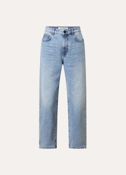 Róhe Dames Low waist loose fit jeans met steekzakken in de kleur Indigo, maat: 40