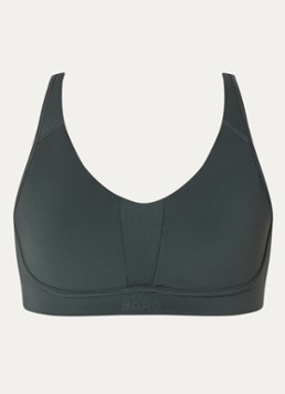 Björn Borg Dames Sport bh met medium support in de kleur Bronsgroen, maat: S
