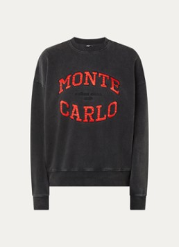 Björn Borg Dames Studio sweater met logoborduring in de kleur Antraciet, maat: S
